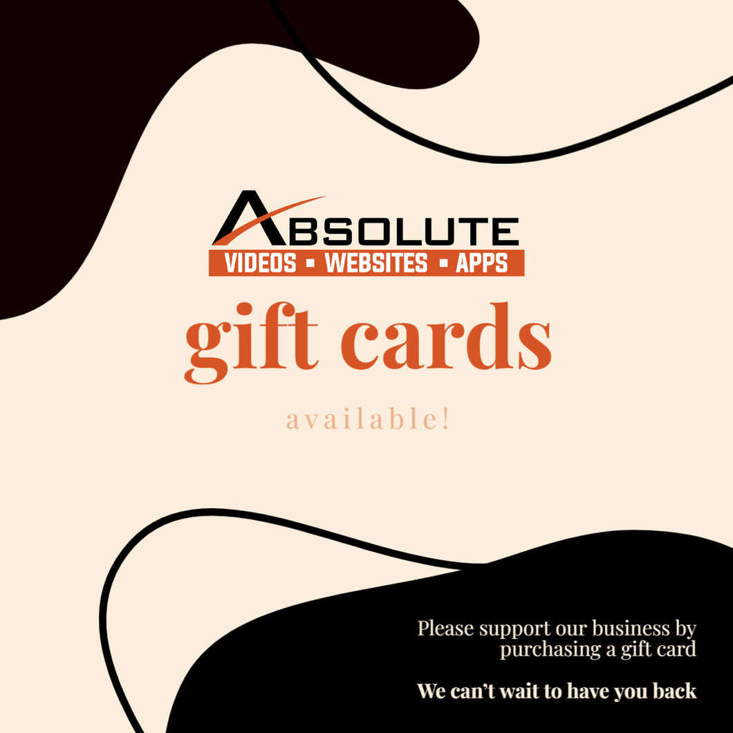 Digital Gift Certificate at Absolute Video